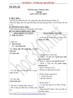 Bài soạn giáo án tổng hợp lớp 5 - Tuần 22 - Tài liệu bài giảng hay