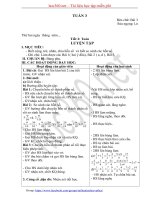 Hướng dẫn soạn Giáo án Tổng hợp lớp 5 - Tuần 3