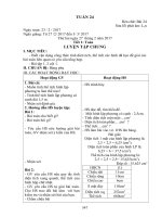 Hướng dẫn soạn Giáo án tổng hợp lớp 5 - Tuần 24