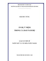 Ẩn Dụ Ý Niệm Trong Ca Dao Nam Bộ