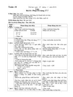 Hướng dẫn soạn giáo án lớp 1 - Tuần 21 - Tài liệu học tập - Hoc360.net