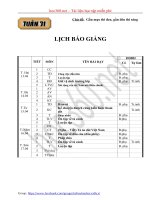 Hướng dẫn soạn Giáo án các môn tổng hợp lớp 5 - Tuần 31