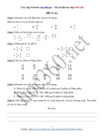 36 đề ôn luyện Toán lớp 5 - Tài liệu Toán 5 - hoc360.net