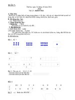 Hướng dẫn soạn giáo án lớp 1 - Tuần 7 - Tài liệu học tập - Hoc360.net