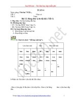 Hướng dẫn soạn Giáo án Tuần 4 lớp 5 - Các môn - VNEN