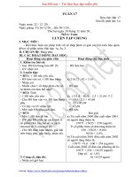 Hướng dẫn soạn Giáo án lớp 5 - Tuần 17 - Tổng hợp các môn