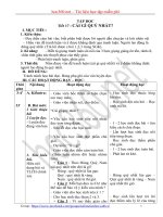 Hướng dẫn soạn Giáo án tổng hợp các môn tuần 9 lớp 5