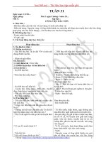 Hướng dẫn soạn Giáo án Các môn lớp 5 - Tuần 31