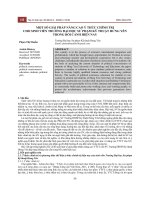 Một số giải pháp nâng cao ý thức chính trị cho sinh viên trường đại học Sư phạm Kỹ thuật Hưng Yên trong bối cảnh hiện nay