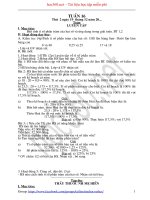 Hướng dẫn soạn Giáo án lớp 5 ghép hai tuần 16 - 17