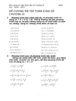Đề cương ôn tập toán 8 Đại số chương III - Hoc360.net