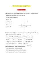 Đề minh họa trắc nghiệm số 10 - Tài liệu học tập Toán 9