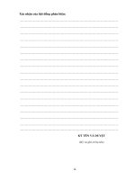 Khảo Sát Thành Phần Hóa Học Của Loài Địa Y Parmotrema Tsavoense Thu Hái Ở Tỉnh Bình Thuận