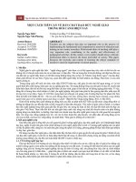 Một cách tiếp cận về bản chất đạo đức nghề giáo trong bối cảnh hiện nay