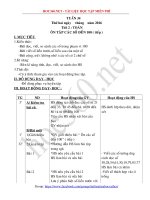 Soạn giáo án Toán lớp 1 - Tuần 34 - Tài liệu học tập - Hoc360.net