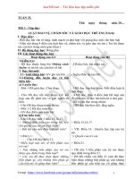 Hướng dẫn soạn Giáo án các môn tổng hợp lớp 5 Tuần 33