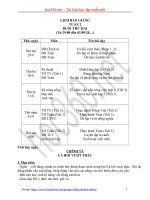 Hướng dẫn soạn Giáo án buổi chiều lớp 5 - Tuần 2