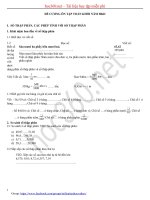 Đề cương ôn tập học kỳ 2 - Môn Toán lớp 5 - Tài liệu học tập tổng hợp