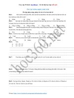 Ôn tập tổng hợp cuối năm - Môn Toán lớp 2 - Tài liệu hay chọn lọc