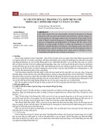 Sự chuyển đổi giá trị sống của giới trẻ Hà Nội trong quá trình hội nhập và toàn cầu hóa