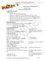 Hướng dẫn soạn Giáo án Buổi sáng lớp 1 Tuần 1 các môn