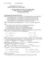 Lần lượt chiếu vào catôt của một tế bào quang điện hai bức xạ đơn sắc có tần  số lần lượt là f và 1,.