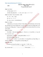 10 đề KHẢO sát TOÁN 6 lần 2 