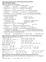 Toán 6 đc HK1 THCS ĐỐNG đa năm học 2020 2021 