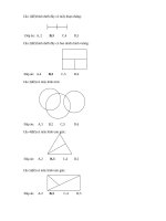 100 bài toán đếm hình dành cho học sinh lớp 1 