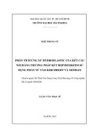 Phân tích ứng xử hydroelastic của kết cấu nổi bằng phương pháp kết hợp BEMFEM sử dụng phần tử tấm kirchhoff và mindlin