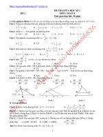 12 đề THI GIỮA HK 2 TOÁN 8 