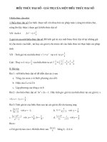 Chuyen de bieu thuc dai so gia tri cua bieu thuc dai so 