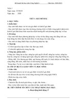 Giáo án (kế hoạch bài học) công nghệ 6 kì 1 soạn thoe cv 3280 năm 2020 mới nhất