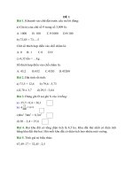 20 đề CUỐI kì 1 TOÁN 5 