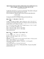 MỘT số bài TOÁN về sự ĐỒNG dư của số tự NHIÊN và TỔNG các CHỮ số của nó 