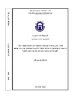 Thu thập chứng cứ trong giải quyết tranh chấp kinh doanh, thương mại từ thực tiễn áp dụng tại tòa án nhân dân thị xã mỹ hào, tỉnh hưng yên 