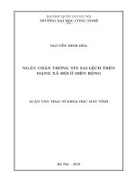 Ngăn chặn thông tin sai lệch trên mạng xã hội ở diện rộng 