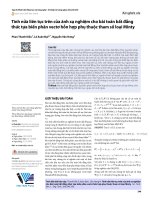 Tính nửa liên tục trên của ánh xạ nghiệm cho bài toán bất đẳng thức tựa biến phân vectơ hỗn hợp phụ thuộc tham số loại Minty