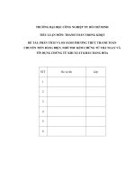 Tiểu luận môn Thanh toán trong kinh doanh quốc tế: Phân tích và so sánh phương thức thanh toán chuyển tiền bằng điện, nhờ thu kèm chứng từ trả ngay và tín dụng chứng từ khi nhập khẩu hàng hóa