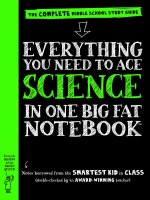 Everything you need to ace science in one big fat notebook the complete middle school study guide by michael geisen