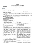 Giáo án các môn học lớp 4 – Tuần 2