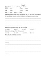 Tổng hợp bài tập cuối tuần lớp 4 môn Toán - Giáo viên Việt Nam