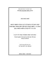 phát triển năng lực sử dụng từ hán việt cho học sinh lớp 5 huyện ngọc hiển   cà mau qua phân môn luyện từ và câu 