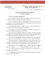 2. 1. kế hoạch giáo dục TRUONG 2020