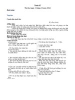 Giáo án các môn học lớp 4 – Tuần 15