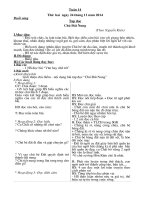 Giáo án các môn học lớp 4 – Tuần 14