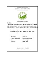 Đánh giá hiện trạng môi trường trong quá trình xây ựng nhà hát trên biển phường hồng hải, thành phố hạ long và đề xuất biện pháp giảm thiểu ô nhiễm 