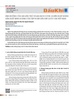 Ảnh hưởng của giá dầu thô và đại dịch Covid-19 đến hoạt động sản xuất kinh doanh của Tập đoàn Dầu khí quốc gia Việt Nam