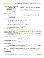 Tải 2 Đề thi Olympic lớp 11 môn Toán Sở GD&ĐT Quảng Nam - Đề thi học sinh giỏi môn Toán 11 có đáp án