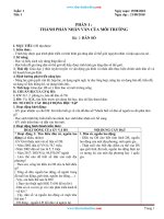 GIÁO ÁN MÔN ĐỊA LÝ - LỚP 7, CẢ NĂM (PHƯƠNG PHÁP MỚI) - DOWNLOAD